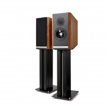 Kudos Titan 505 speakers with stand in Walnut