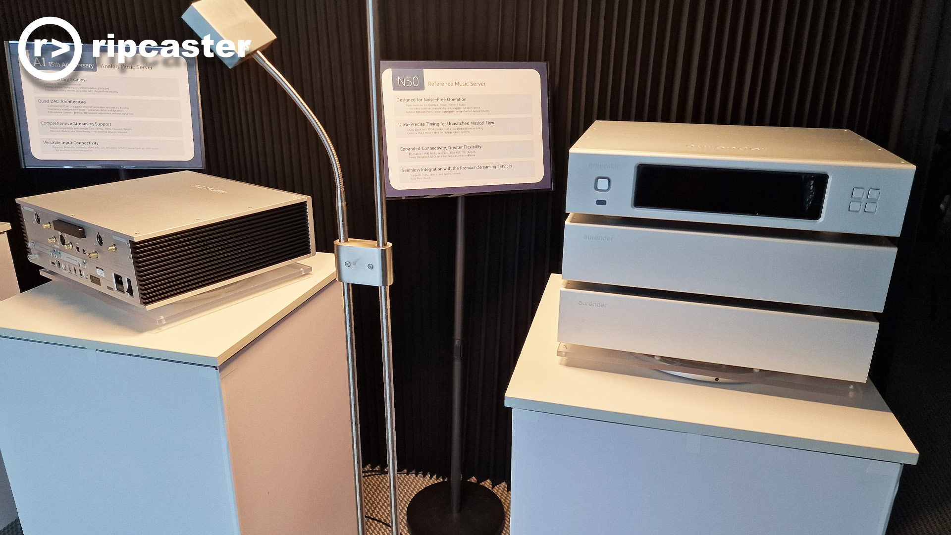 Silver HiFi equipment