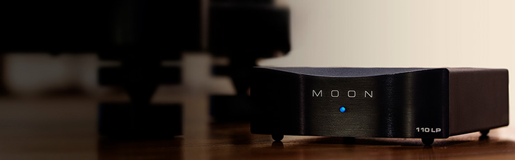 MOON 110LP on a wooden table