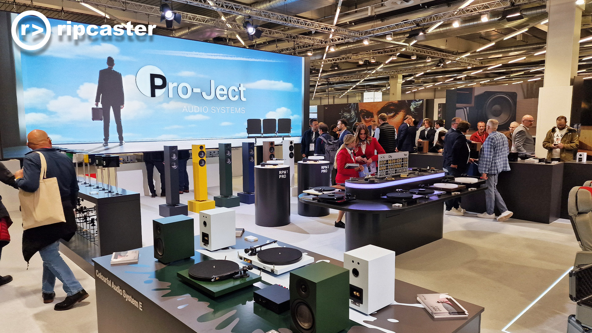 The Project area at the Munich HiFi show