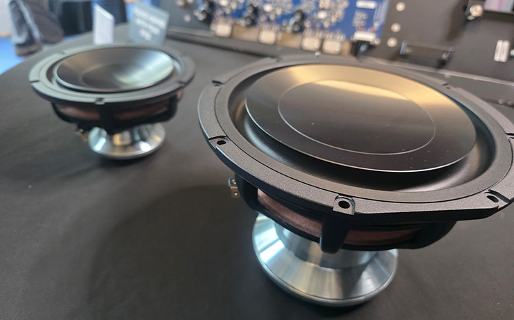 Pistonik drive units seen at the Linn factory