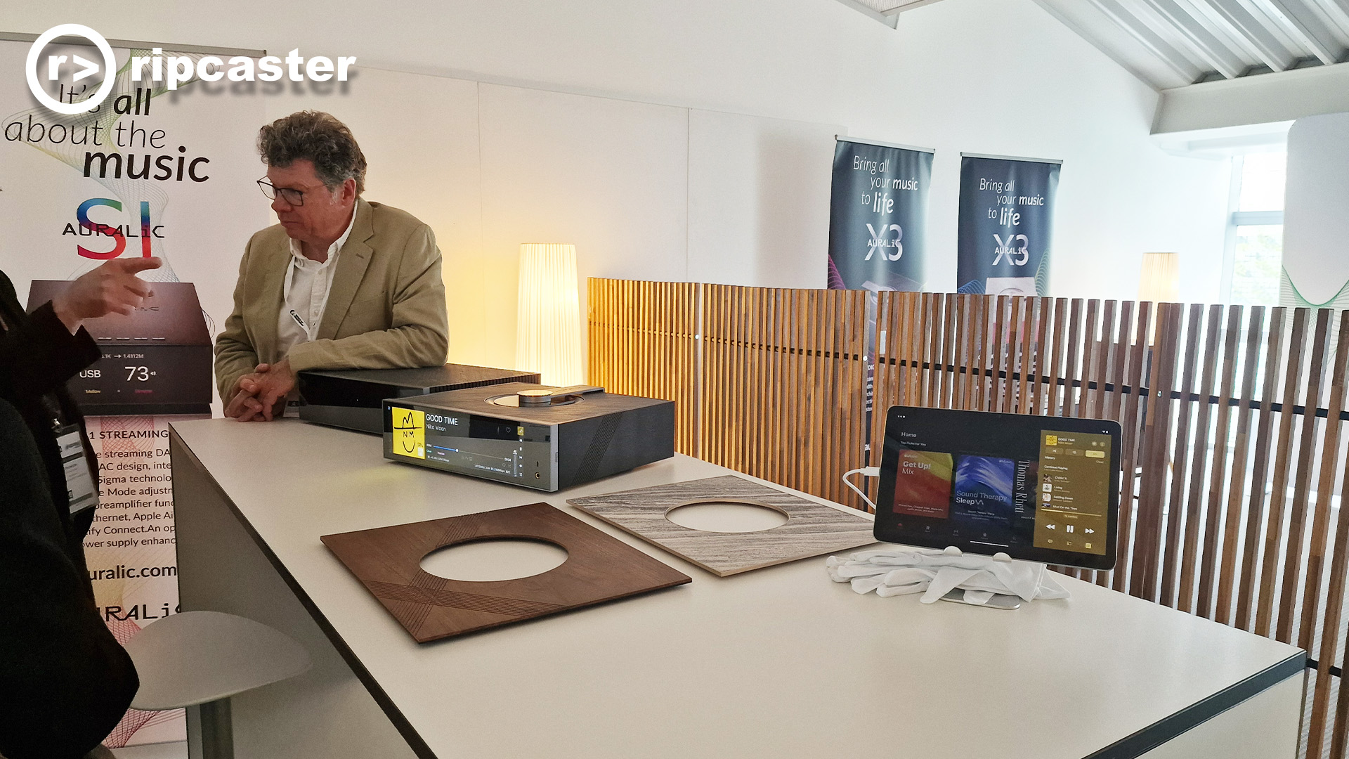 The Auralic stand at the HiFi Show in Munich 2025