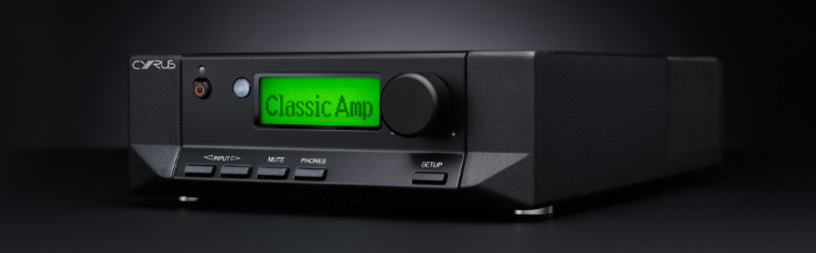 Cyrus Classic Amp on a black background