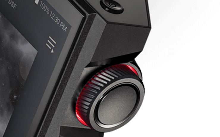 Astell & Kern KANN MAX Portable Music Player dial close-up