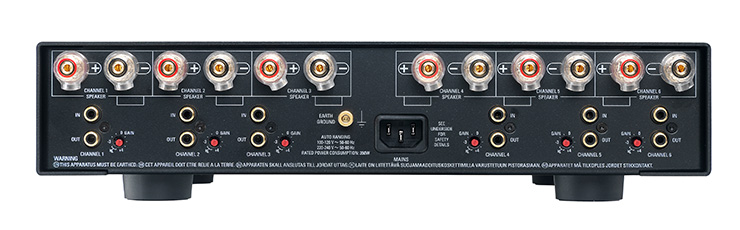 rear view of Linn Majik 6100 Amplifier
