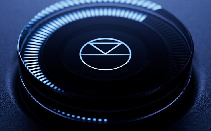 Linn Majik DSM - 5th Generation (2025) - a close-up of the control dial