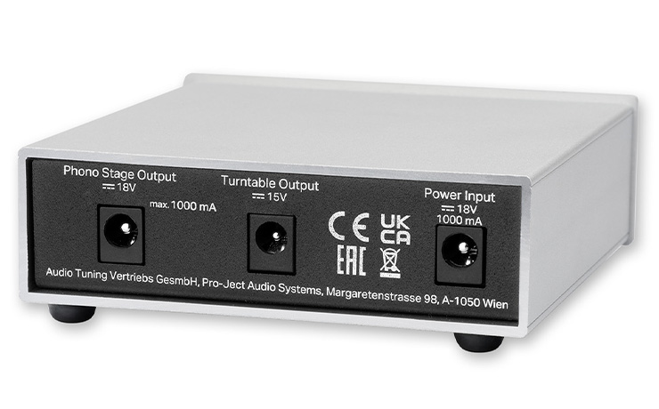 Project Power Box S3 Phono rear view