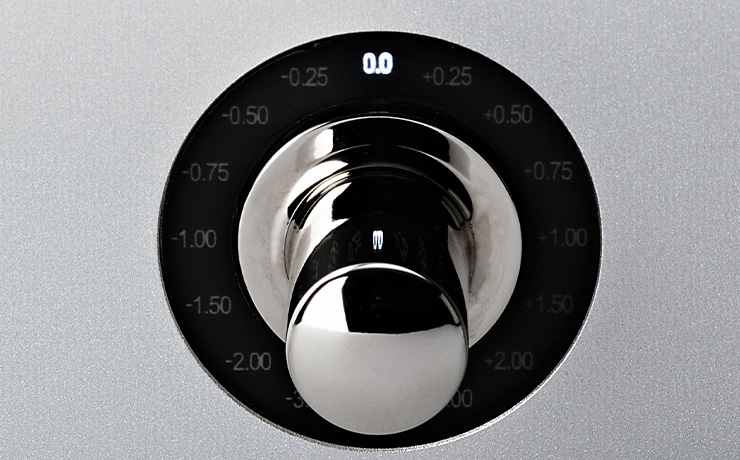close-up of the dial of the Vertere RG-1 Reference Motor Drive