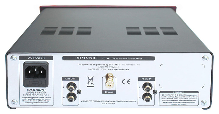 Rear view of the Roma 79DC