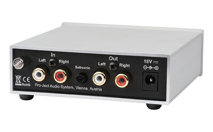 Project Phono Box S2 MM/MC rear view