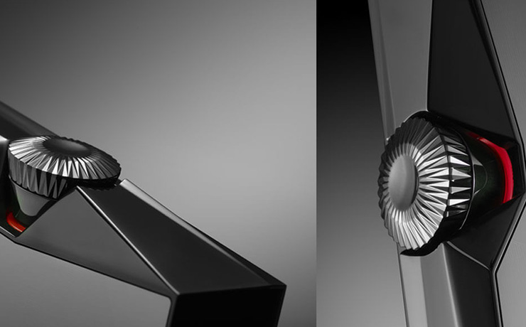 Astell & Kern A&Ultima SP3000 Portable Music Player - two views of the side dial