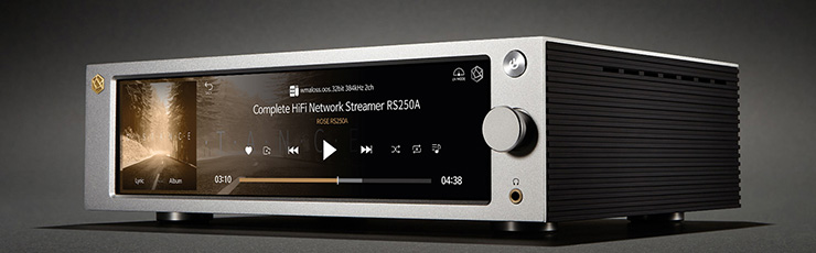 HiFi Rose RS250A in silver