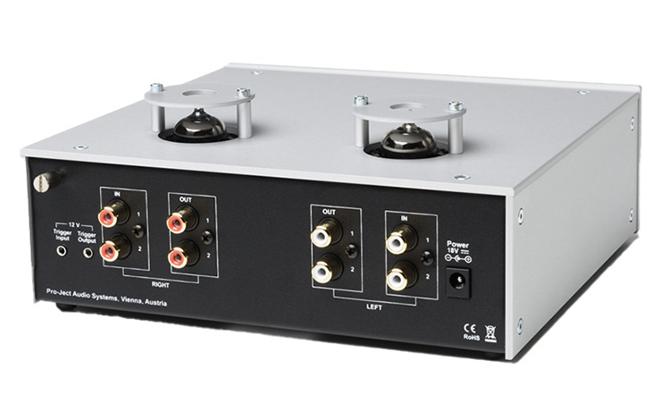 Project Tube Box DS2 Phono Preamp rear view