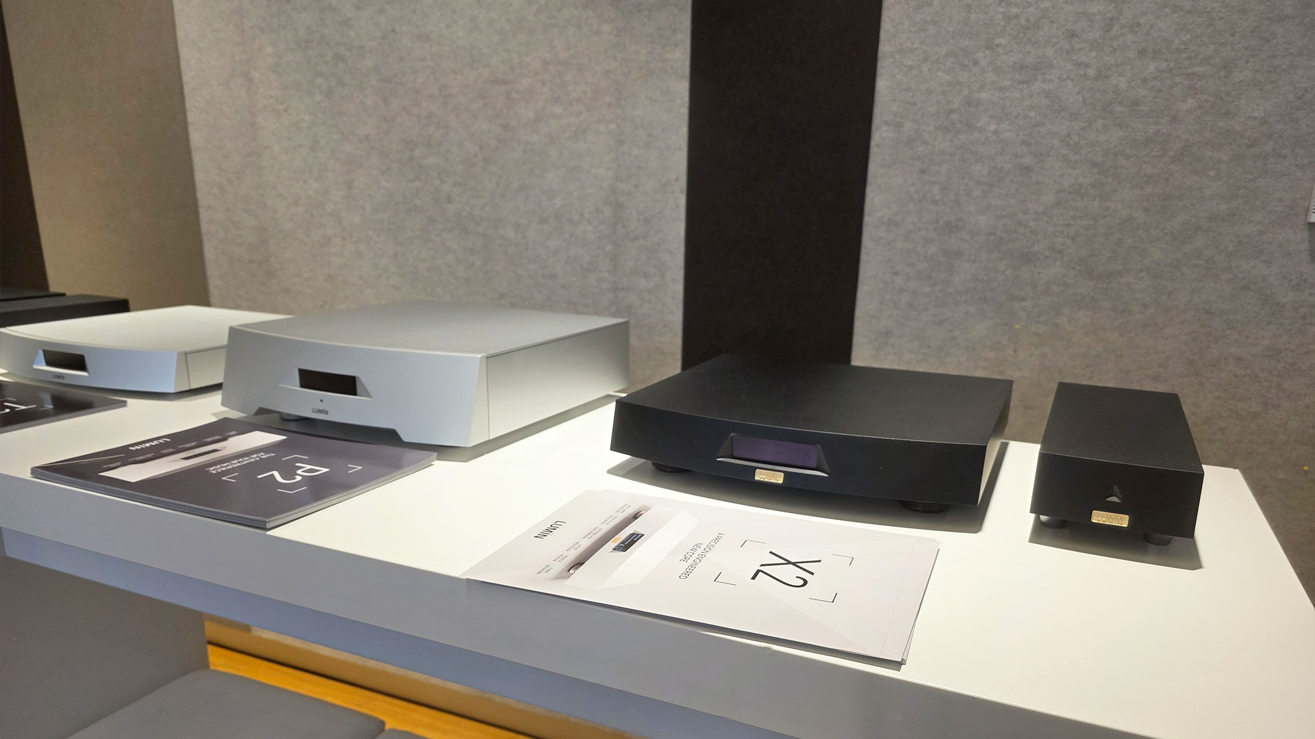 A selection of Lumin HiFi units