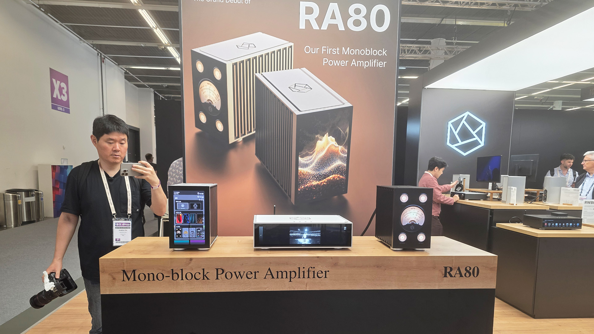 The HiFi Rose stand at the Vienna HiFi show