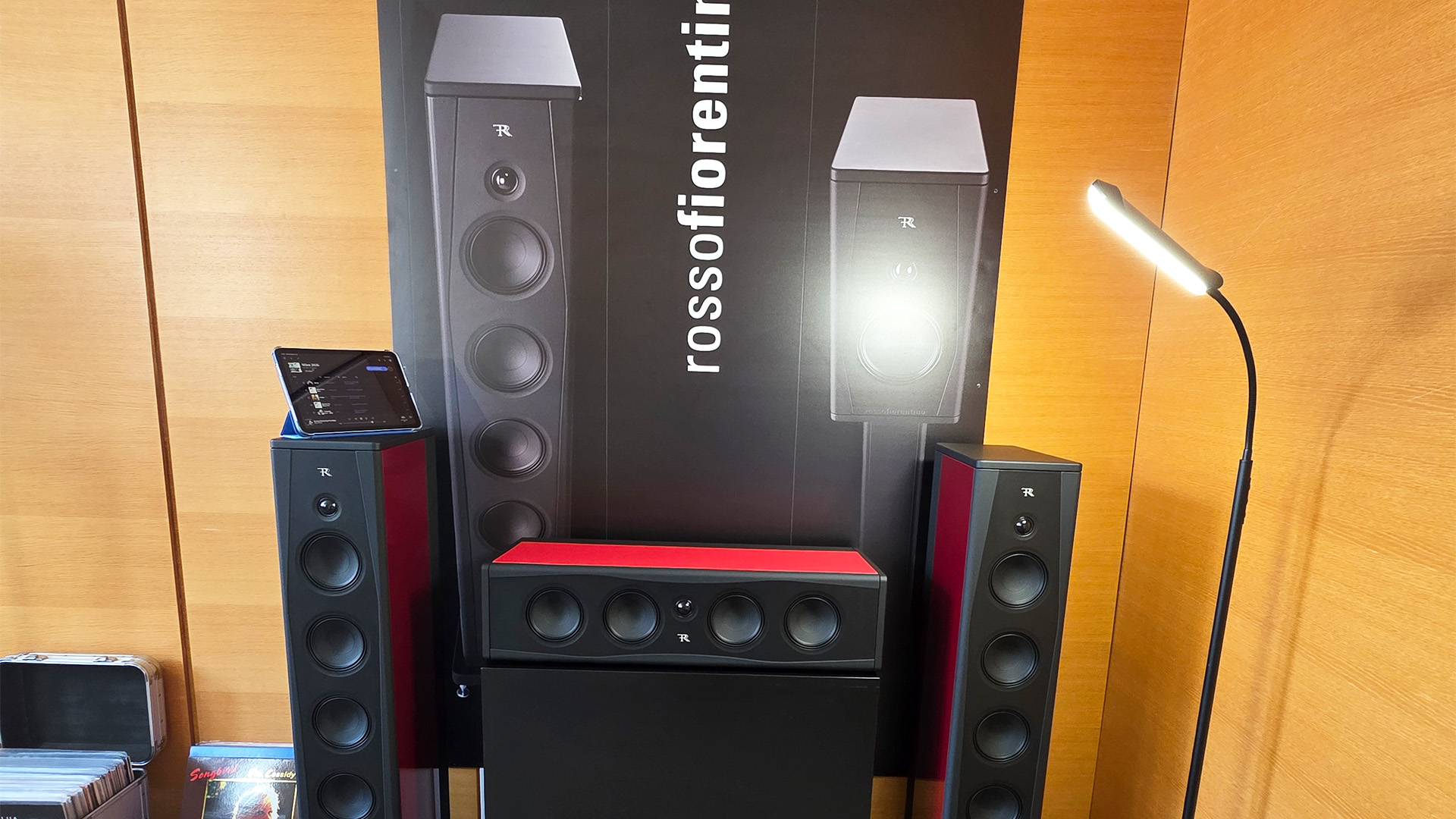 Rosso Fiorentino at the HiFi show