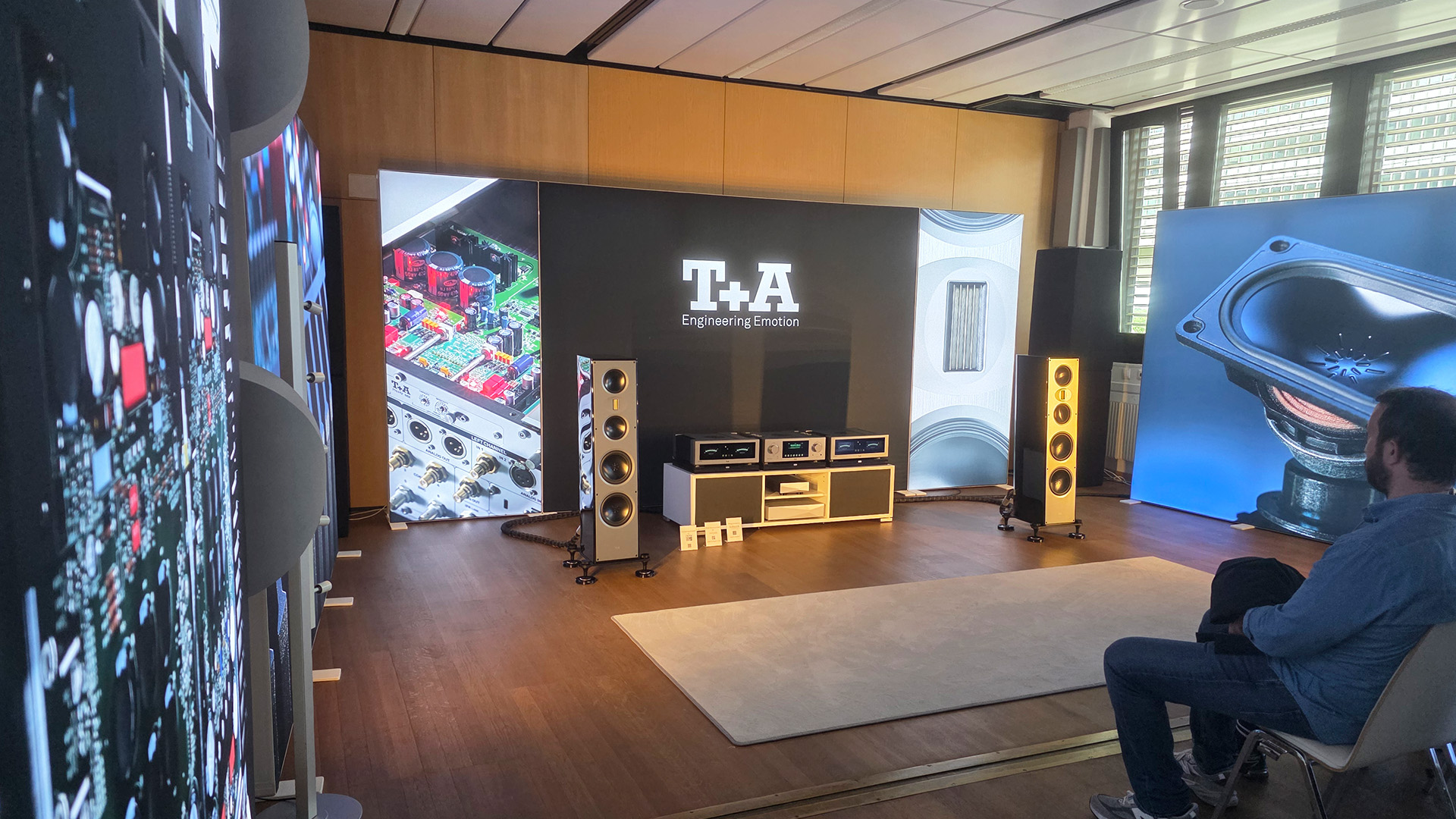 The TA Engineering room at the HiFi show