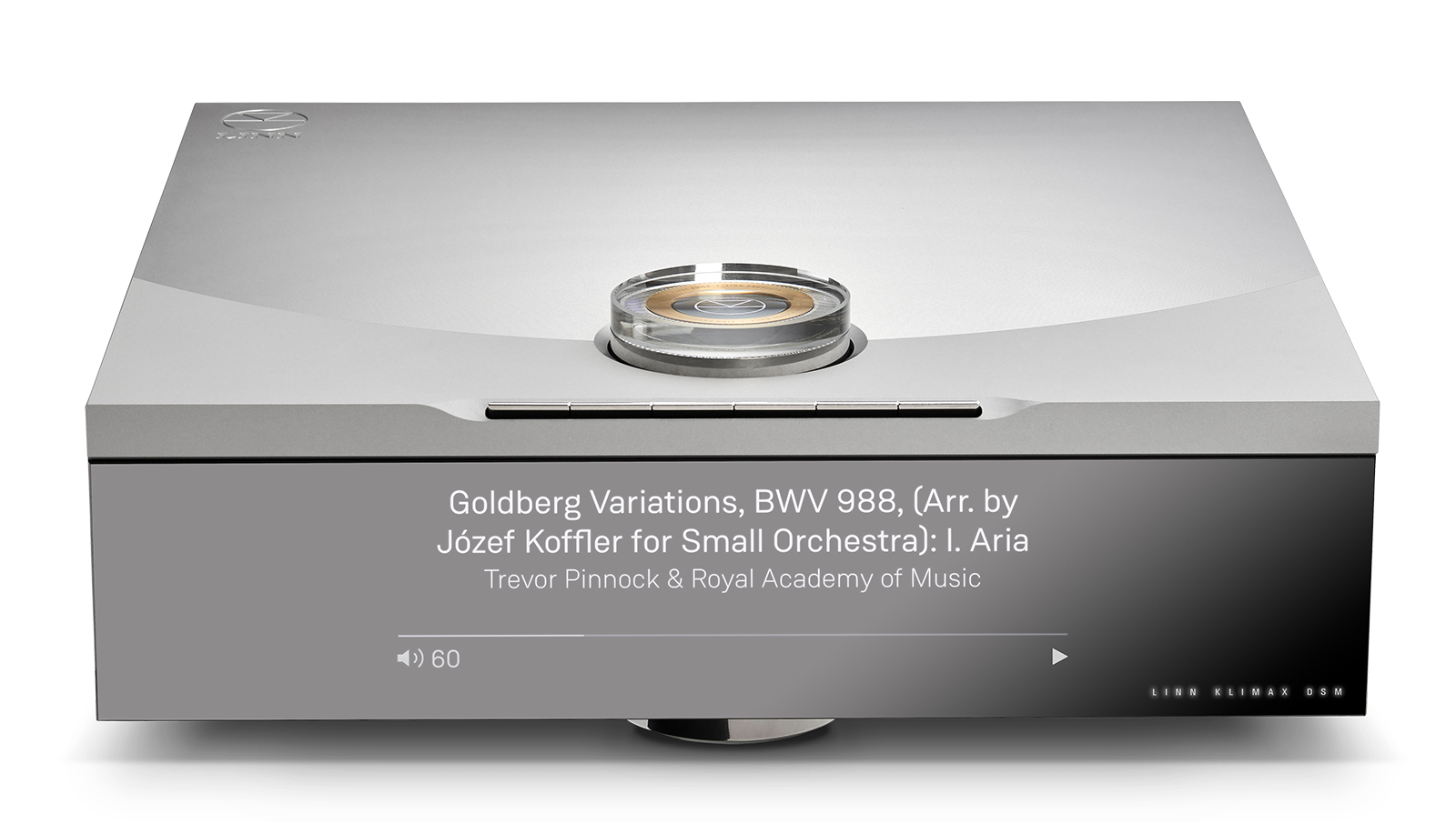 Linn Klimax DSM in Silver - top view
