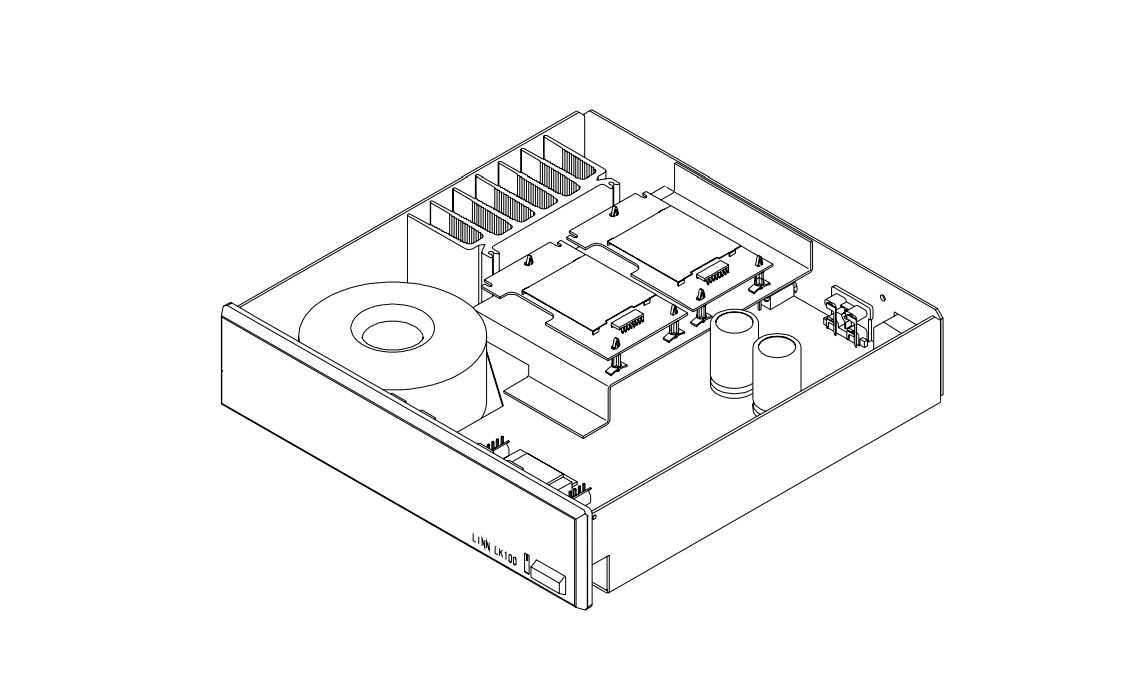 LK100 with 2 x Mono Aktiv cards fitted