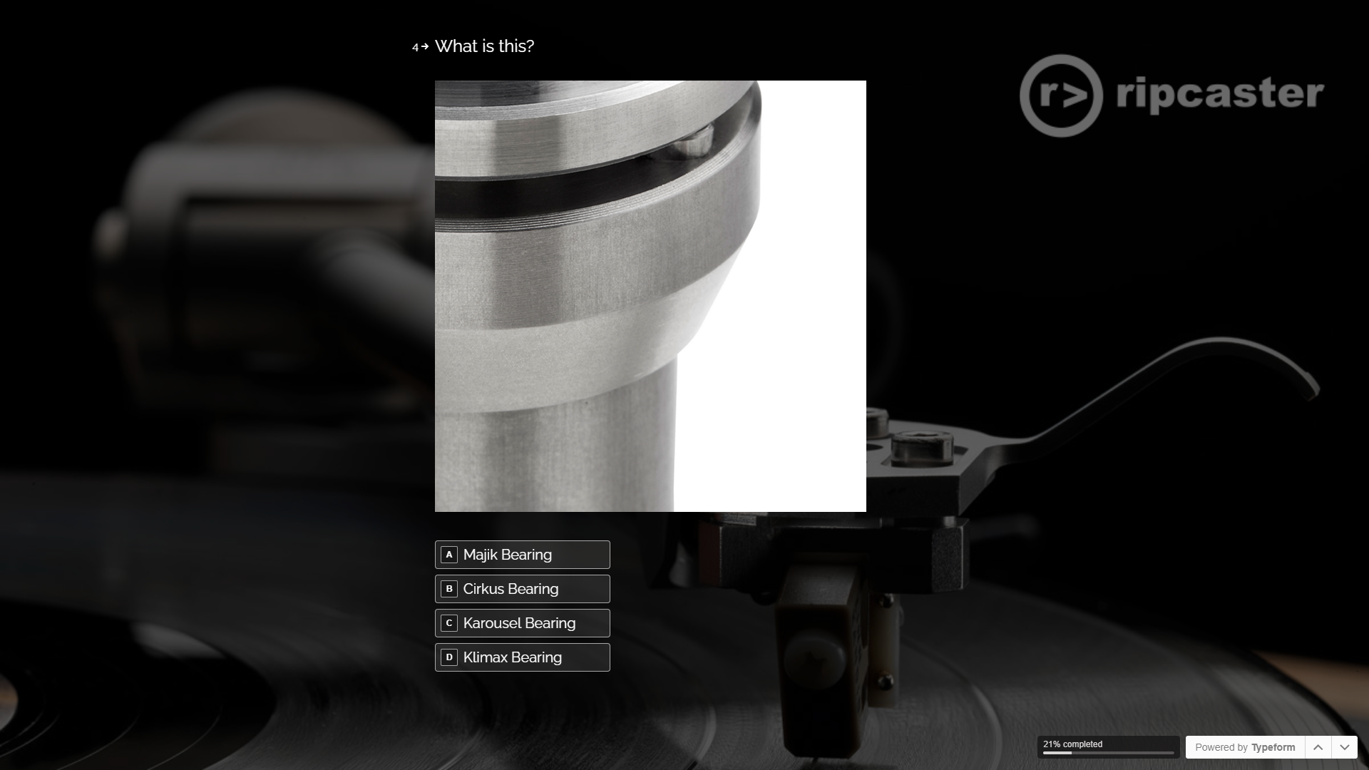 Ripcaster LP12 Quiz Question 1