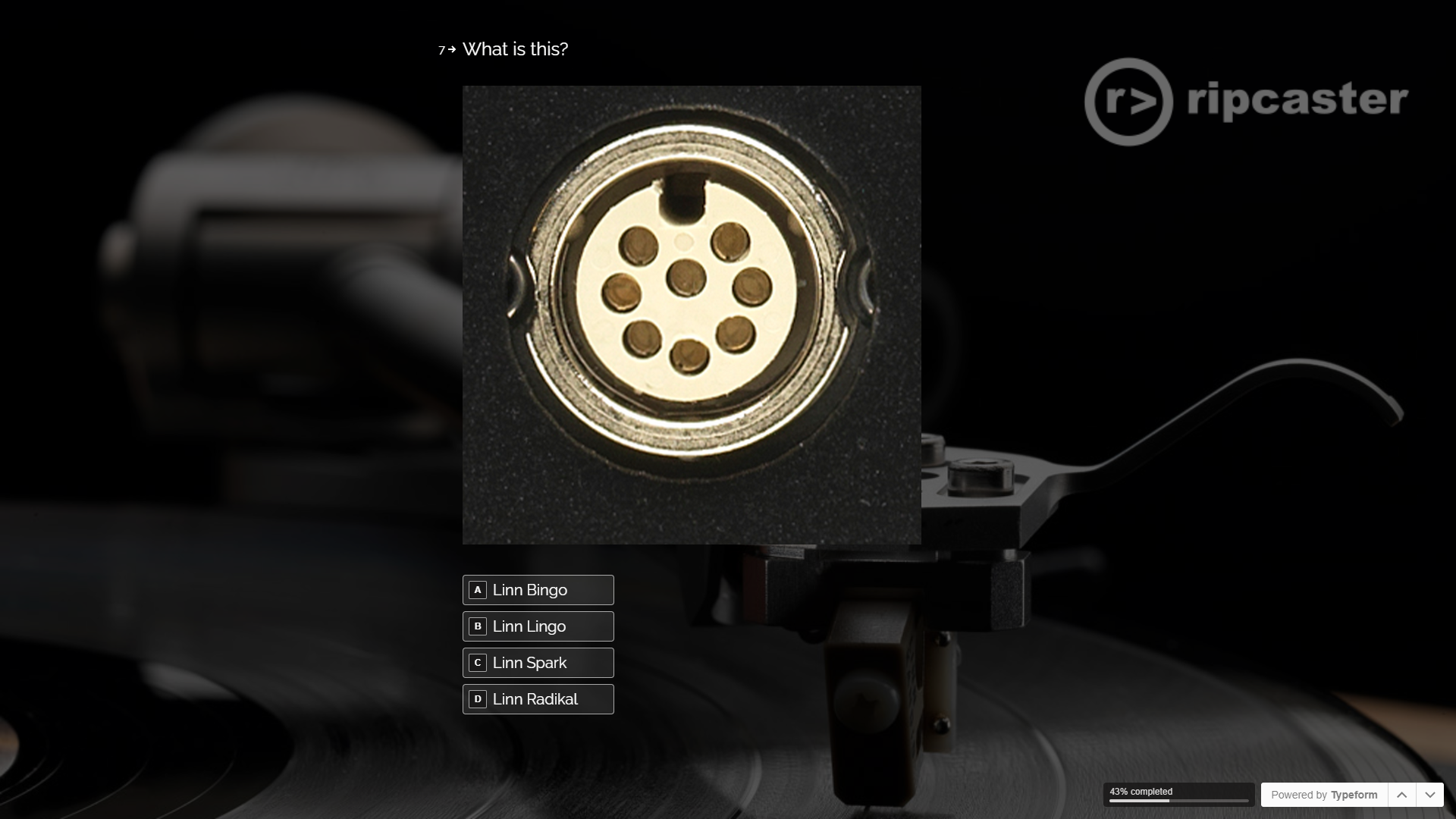 Ripcaster LP12 Quiz Question 4