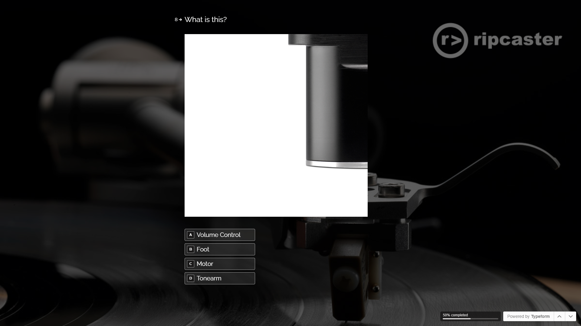 Ripcaster LP12 Quiz Question 5