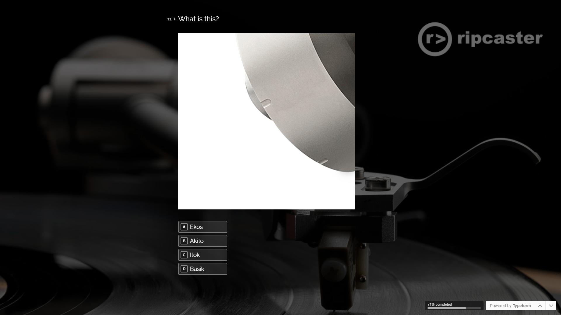 Ripcaster LP12 Quiz Question 8